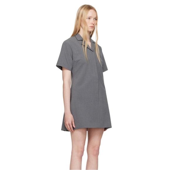 Sandy Liang Nurse Dress - Gray L - Picture 3 of 4